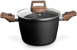 Bardani Wajan Deluxe Kookpan 20 Cm Mit Deksel En Abnehmbar Grepen Antracite