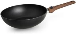 Bardani Wajan Deluxe Wok-Pfanne 28 Cm Mit Abnehmbar Steel Antracite