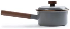 Barebones Enamel Saucepan Stone Grey