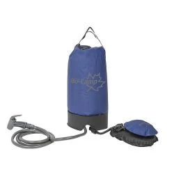 Bo-Camp Camping Shower Mit Pump Compact 11 Liters Blue