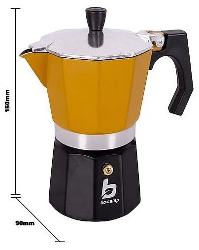 Bo-Camp Hudson Percolator 6-Cups Yellow-Black – Bild 5