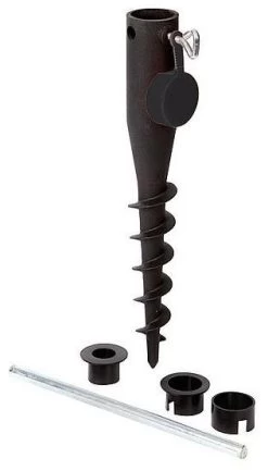 Bo-Camp Parasol Erdbohrer 26-44mm Nylon Black