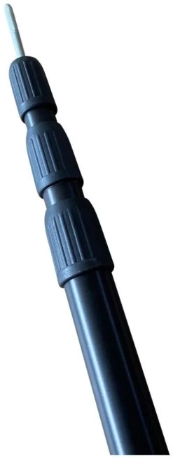 Campguru Aluminium Tarp Pole Black Telescopisch180 Cm Black
