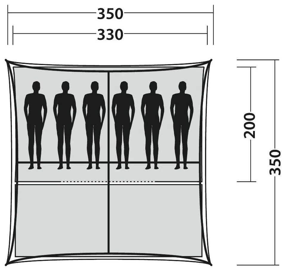 Easy Camp Camp Shelter Granite Grey – Bild 4