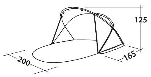 Easy Camp Shell Grey & Sand – Bild 3