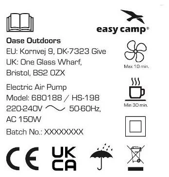 Easy Camp Super Cell 230V Pump – Bild 3