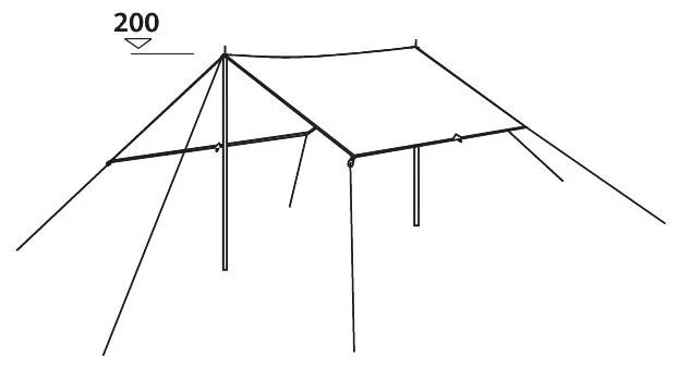 Easy Camp Tarp 4 X 4 M Granite Grey – Bild 3