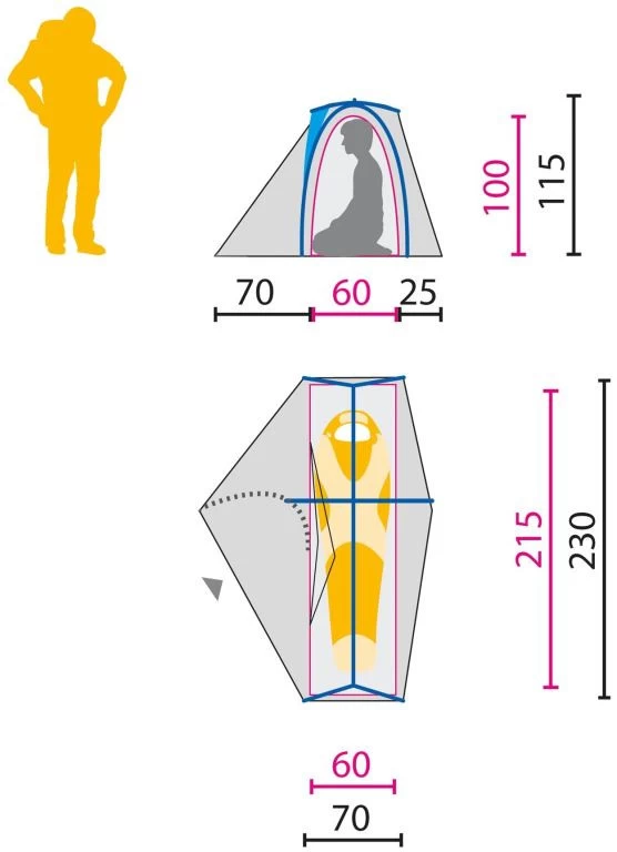 Jack Wolfskin Exolight I Steel Blue – Bild 3
