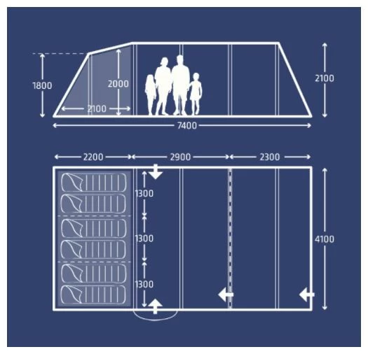 Kampa Croyde 6 AIR TC – Bild 3