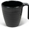 Kampa Ebony Cobble Stackable Mug Set (Pack Of 4)