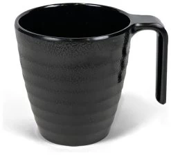 Kampa Ebony Cobble Stackable Mug Set (Pack Of 4)