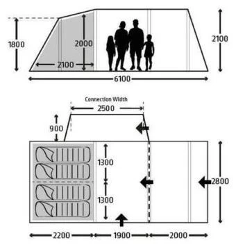 Kampa Touring AIR TC RH Drive-Away Awning 2022 – Bild 3