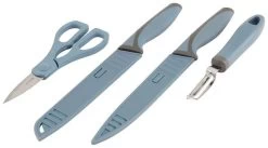 Outwell Chena Knife Set W/Peeler & Scissors Blue