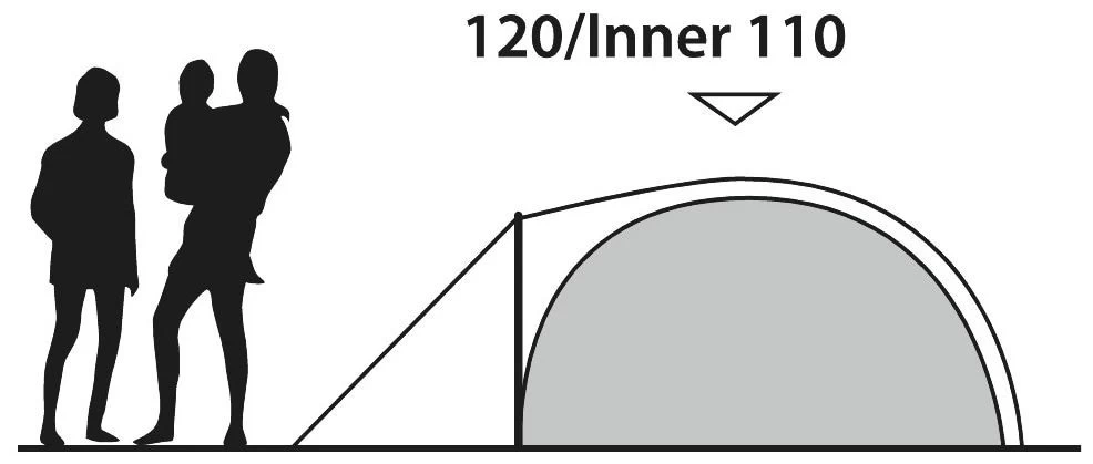 Outwell Cloud 2 Blue – Bild 4