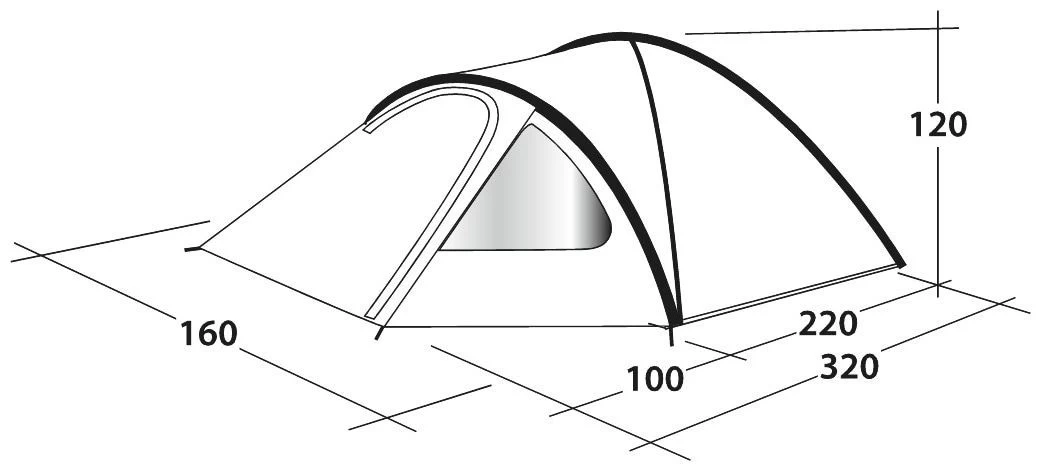Outwell Cloud 2 Blue – Bild 5