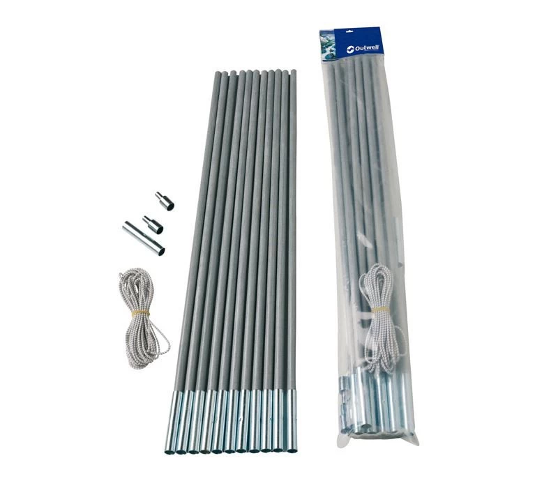 Outwell Fibreglas Duratec "Do It Yourself Kit" 12,7mm Black-Grey