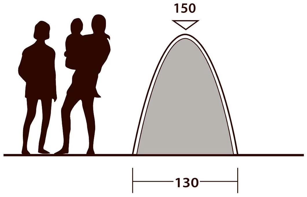 Outwell Freestanding Inner Zelt Blue – Bild 5