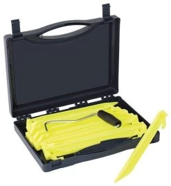 Outwell Guyline Peg Box Luminous Green