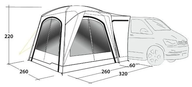 Outwell Milestone Lux Black-Grey – Bild 3