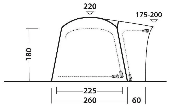 Outwell Milestone Lux Package Deal Black-Grey – Bild 5