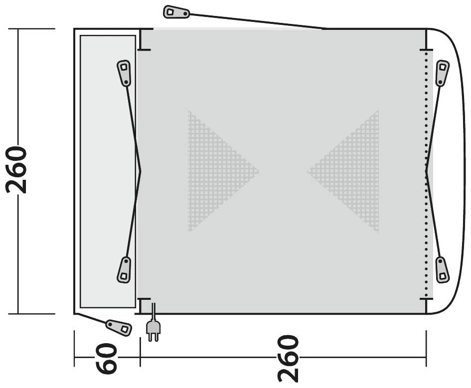 Outwell Milestone Shade Black-Grey – Bild 3