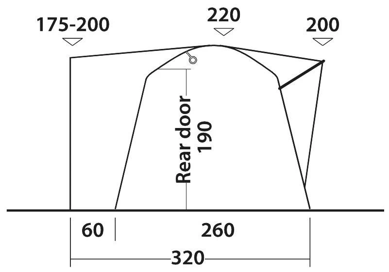 Outwell Milestone Shade Black-Grey – Bild 5