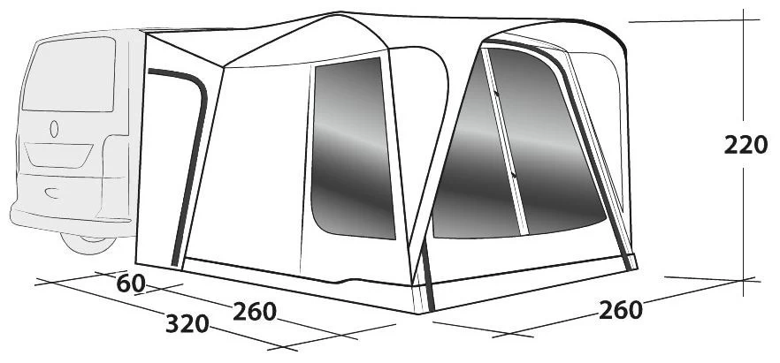 Outwell Milestone Shade Black-Grey – Bild 6