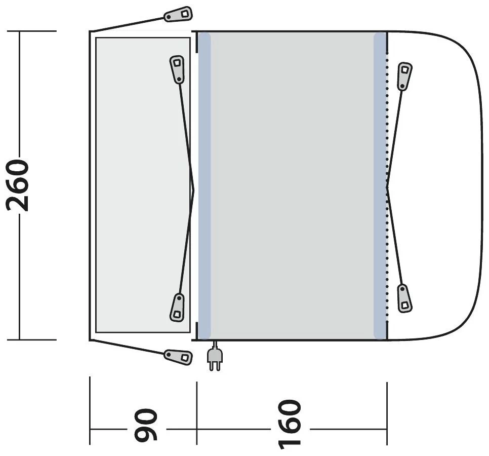 Outwell Newburg 160 Air Package Deal Black-Grey – Bild 4