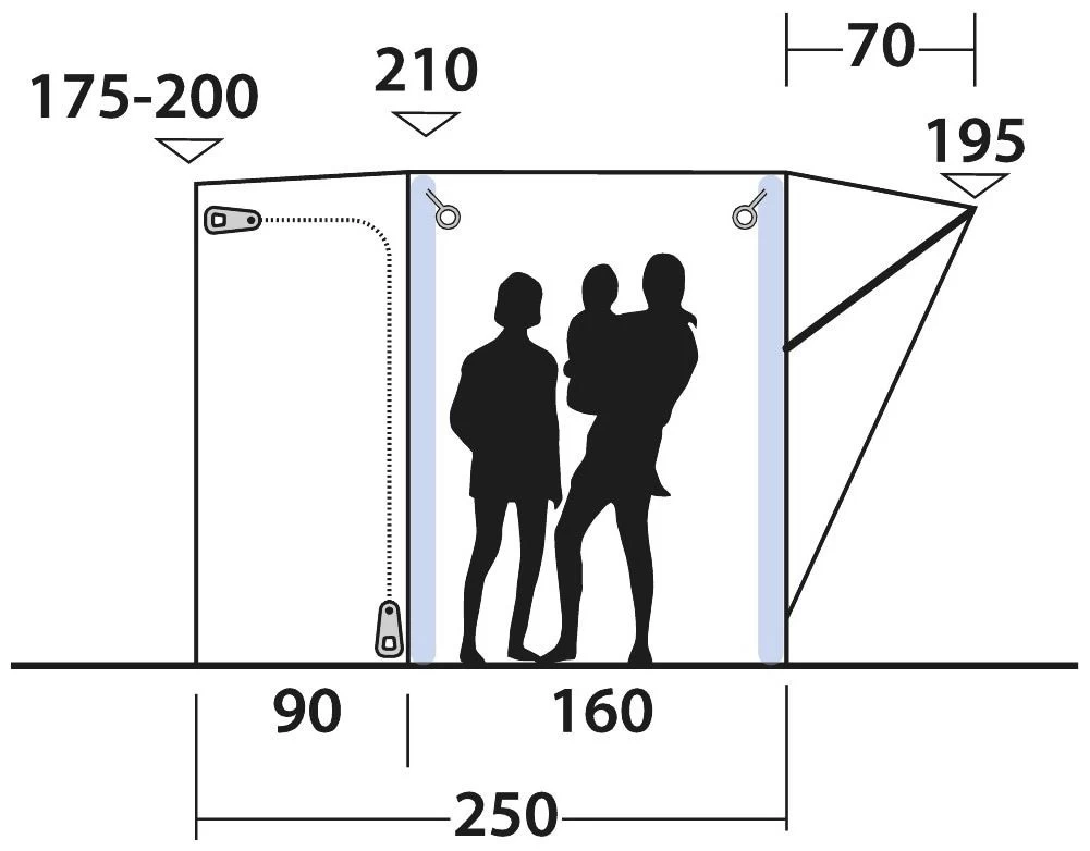Outwell Newburg 160 Air Package Deal Black-Grey – Bild 5