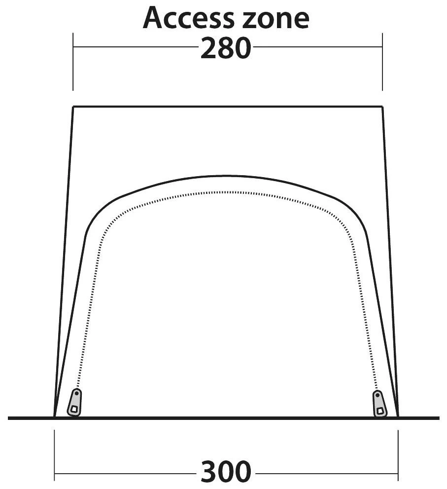 Outwell Newburg 240 Air Tall Package Deal Black-Grey – Bild 4