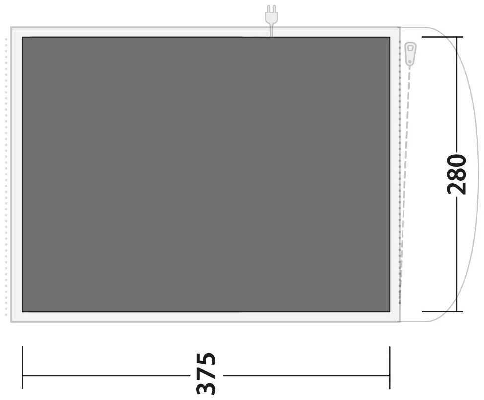 Outwell Oakwood 5 Footprint Grey – Bild 3