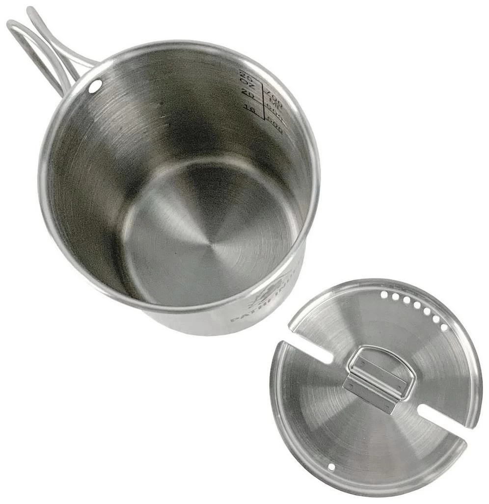 Pathfinder Rostfreier Stahl Drinkbeker Mit Deksel 0.75L – Bild 3